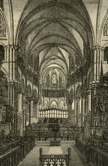 'Canterbury Cathedral - The Choir', 1898. Creator: Unknown.