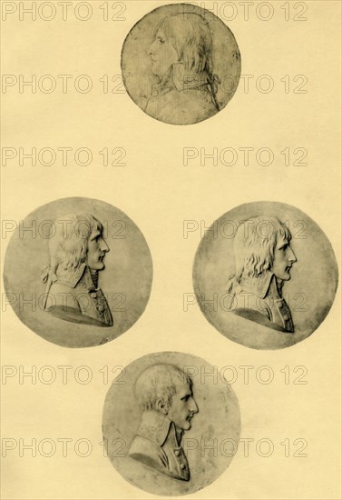 Medallion portraits of Napoleon, 1797-1799, (1921). Creator: Unknown.