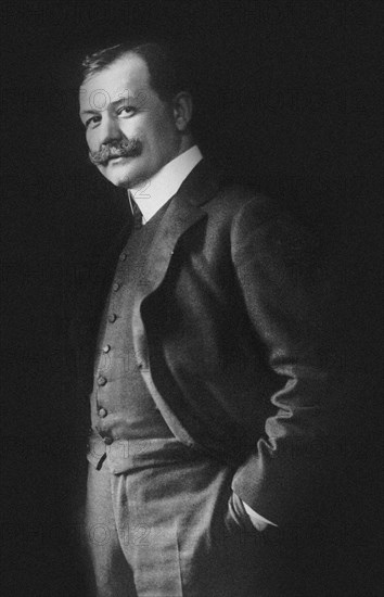 Portrait of the Composer Franz Lehár (1870-1948). Creator: Photo studio E. Bieber.