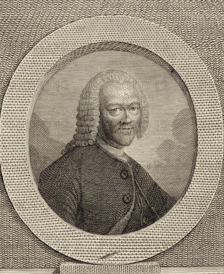 Portrait of Georg Philipp Telemann (1681-1767). Creator: Anonymous.