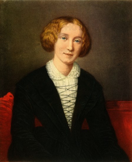 'George Eliot', c1850, (1942).  Creator: Francois d'Albert Durade.