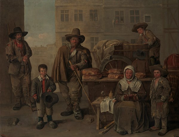 The Baker's Cart, 1656. Creator: Jean Michelin.