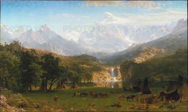 The Rocky Mountains, Lander's Peak, 1863. Creator: Albert Bierstadt.