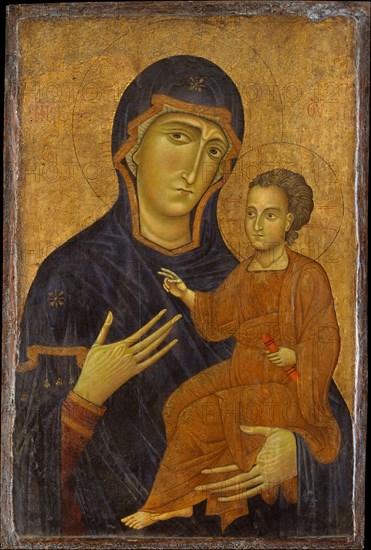 Madonna and Child, possibly 1230s. Creator: Berlinghiero.