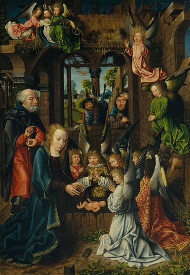 The Adoration of the Christ Child, possibly 1496-1502. Creator: Unknown.