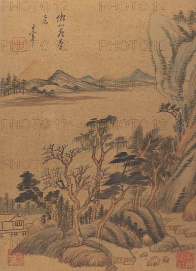 Landscapes and Poems, 17th century, probably after 1625. Creator: Dong Qichang.