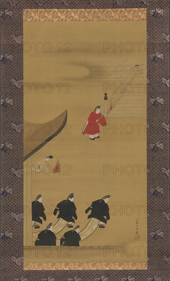 Activities of the Twelve Months (Tsukinami-e), late 1790s. Creator: Sakai Hoitsu.