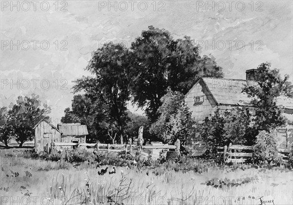 The Farm, ca. 1880-90. Creator: Alfred Thompson Bricher.