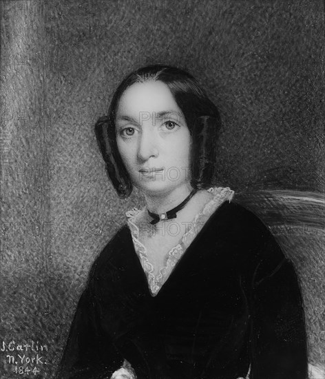 Portrait of a Lady, 1844. Creator: John Carlin.