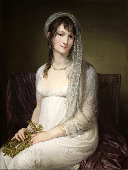 Portrait of Francesca (Fannie) Lechi (1773-1806) , ca 1803. Creator: Appiani, Andrea (1754-1817).