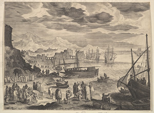 Harbor Scene. Creator: Aegidius Sadeler II.