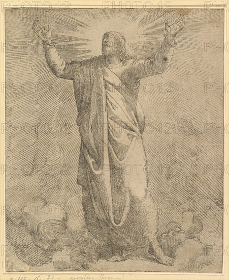 The Saviour Covered in a Large Cloak. Creator: Battista Franco Veneziano.