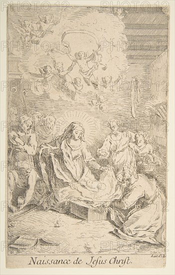 Nativity.n.d. Creators: Claude Gillot, Jacques Gabriel Huquier.