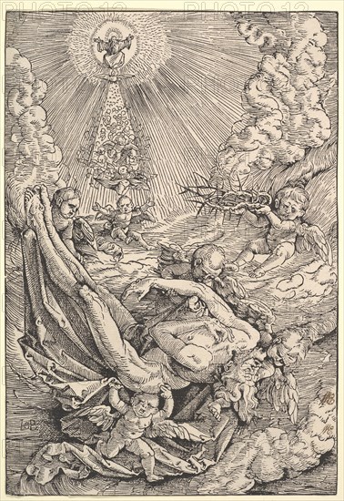 The Body of Christ Carried by Angels towards Heaven, 1516. Creator: Hans Baldung.