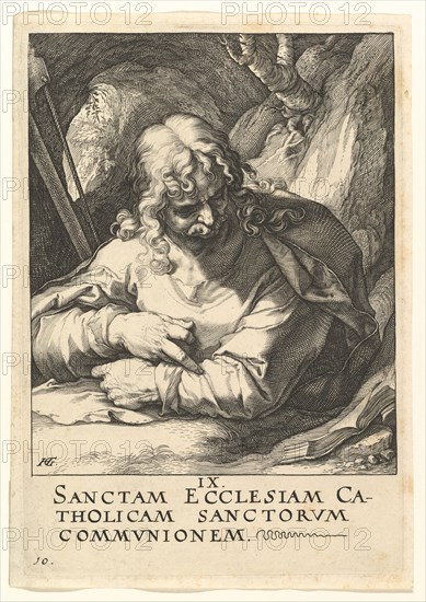 St. James the Less, from Christ, the Apostles and St. Paul with the Creed, ca. 1589. Creator: Hendrik Goltzius.