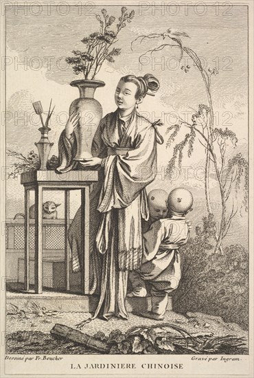 The Chinese Gardener, 1741-63. Creator: John Ingram.