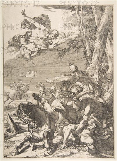 Conversion of St. Paul, ca. 1637. Creator: Laurent de la Hyre.