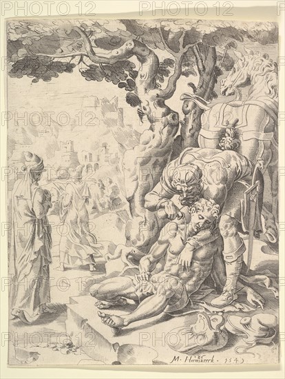 The Parable of the Good Samaritan, 1549. Creator: Dirck Volkertsen Coornhert.