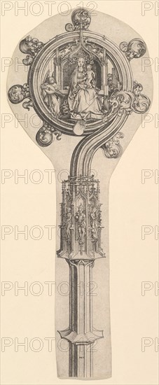 The Crozier, ca. 1435-1491. Creator: Martin Schongauer.