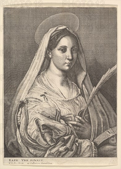 St. Catherine of Alexandria, 1644-52. Creator: Wenceslaus Hollar.