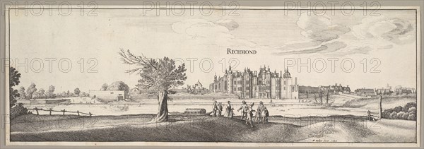 Richmond Palace, 1638. Creator: Wenceslaus Hollar.