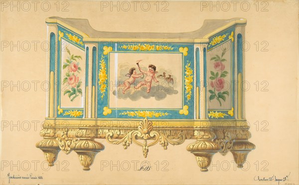 Design for a Jardiniere, 19th century.