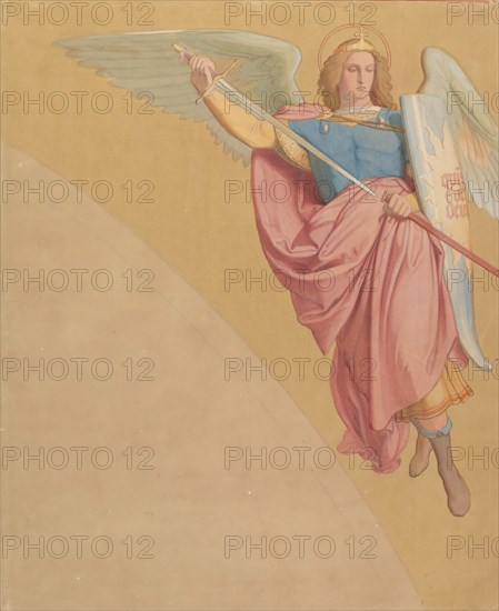 Archangel Drawing a Sword, 1825-86.