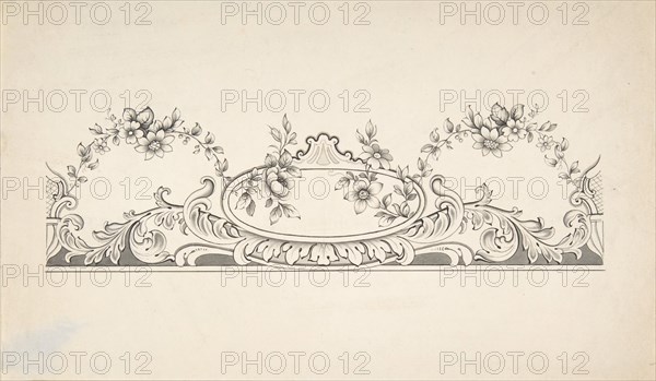 Design for Panel Decoration, 1828-40.