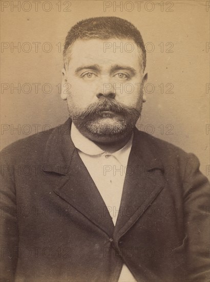 Clidière. François. 39 ans, né le 3/2/55 à Miales (Dordogne). Tailleur d'habits. Anarchiste. 9/3/94. , 1894.