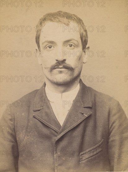 Landoin. Antoine, Eugène. 33 ans, né le 16/11/60 à Quincie (Rhône). Comptable. Anarchiste. 16/3/94. , 1894.