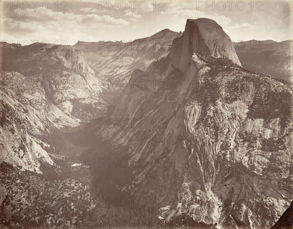 South Dome, 6,000 feet, ca. 1872, printed ca. 1876.