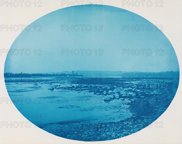 No. 21. Rocks and Dam below Frenchman's Bar (Low Water), 1889.