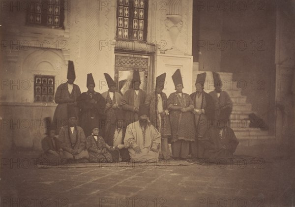 [In the Mosque of the Damegan/The Eunuchs], 1850s.