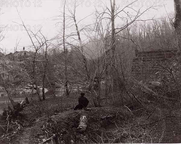 Bull Run. Blackburn's Ford, ca. 1862. Formerly attributed to Mathew B. Brady.