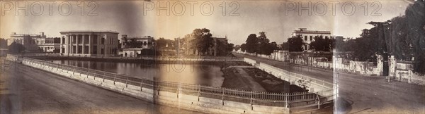 New Tank in Camac Street, Chowringhee, Calcutta, 1858-61.