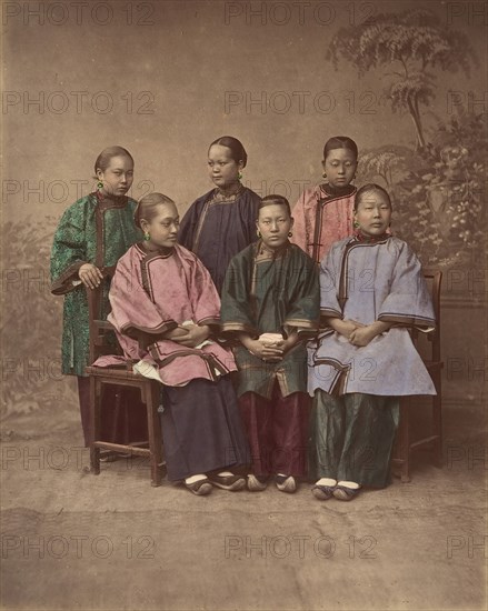 Filles de Shanghai, 1870s.