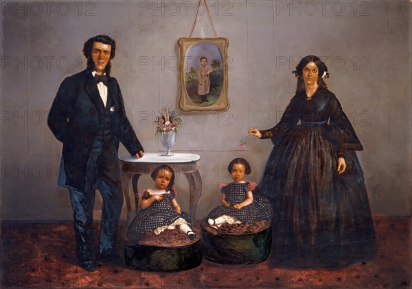 Family Portrait, ca. 1855.