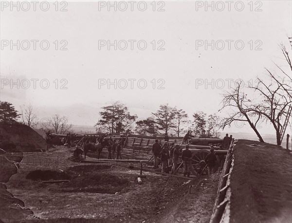 Near Dutch Gap, Virginia. Fort Brady, ca. 1865. Formerly attributed to Mathew B. Brady.