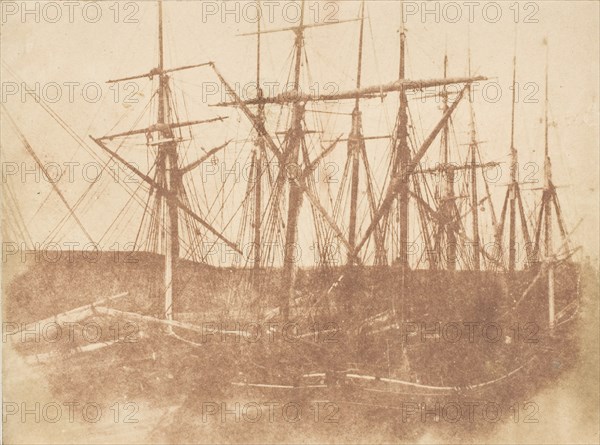 St. Andrews (?). Ships in the Harbor, 1843-47.