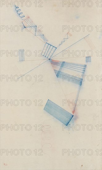 Zwei Spiralen (Two spirals), 1932. Creator: Kandinsky, Wassily Vasilyevich (1866-1944).