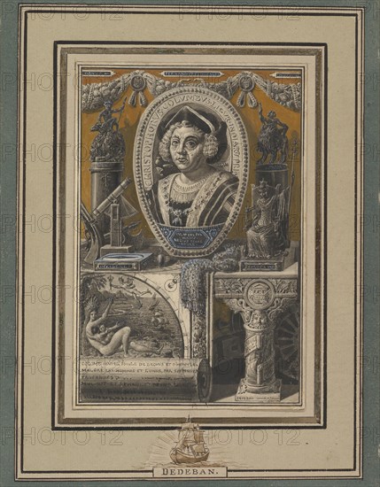 Christopher Columbus, n.d.. Creator: Jean-Baptiste Dedeban.