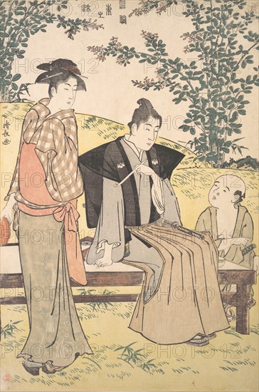 Viewing the Bush Clover at Hagidera, 1785.