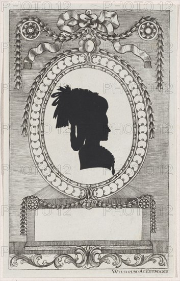 Silhouette of Gräfin Lodroni, 1784-1834.