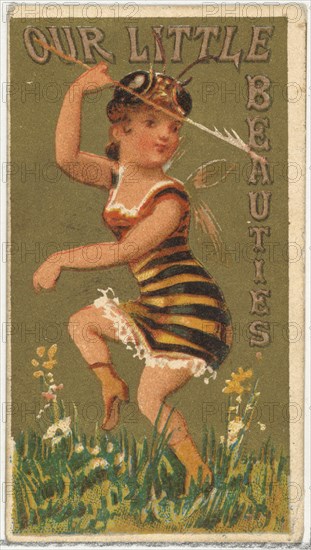 From the Girls and Children series (N58) promoting Our Little Beauties Cigarettes for Allen & Ginter brand tobacco products, 1887.