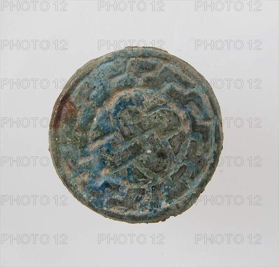 Small Circular Stud, Frankish, first half of the 7th century.