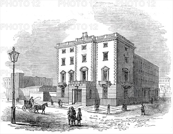 Lord John Russell's house, Chesham-Place, 1845. Creator: Unknown.