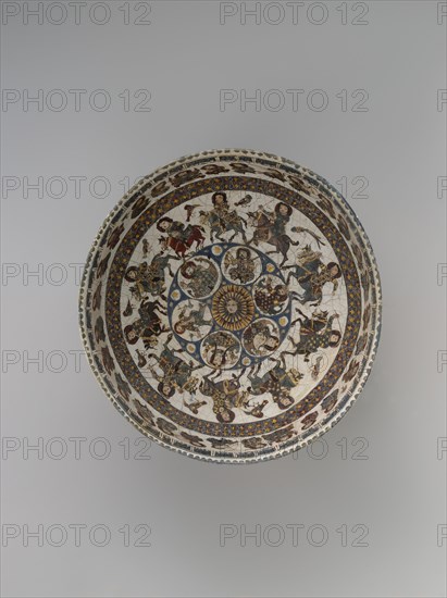 Bowl with Courtly and Astrological Motifs