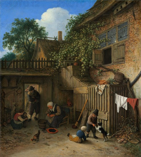 The Cottage Dooryard, 1673.