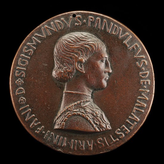 Sigismondo Pandolfo Malatesta, 1417-1468, Lord of Rimini and Fano [obverse], c. 1445.