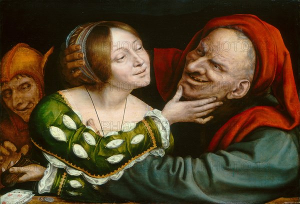 Ill-Matched Lovers, c. 1520/1525. Creator: Quentin Metsys I.